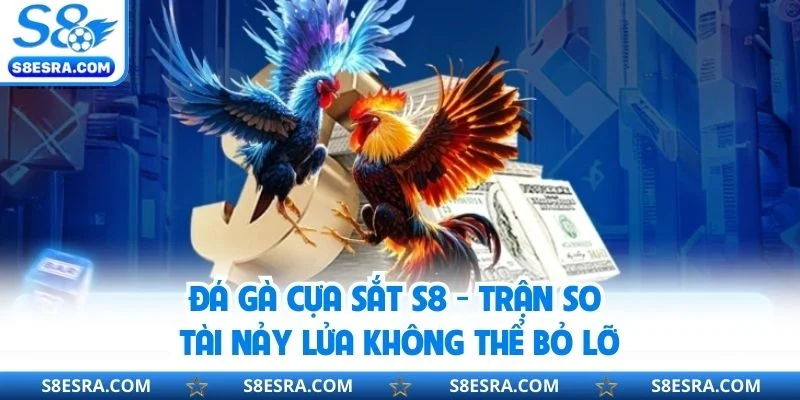 Đá Gà Cựa Sắt S8 - Trận So Tài Nảy Lửa Không Thể Bỏ Lỡ
