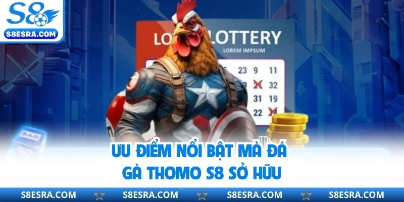 Ưu điểm nổi bật mà đá gà Thomo S8 sở hữu